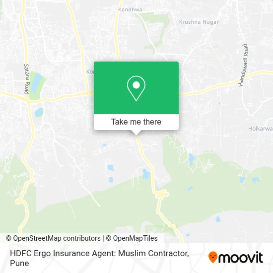 HDFC Ergo Insurance Agent: Muslim Contractor map