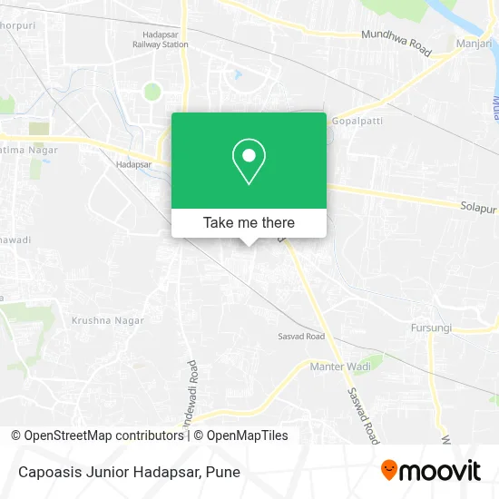 Capoasis Junior Hadapsar map