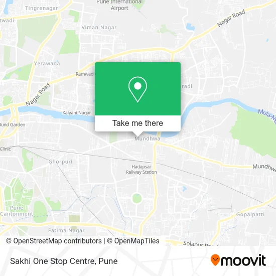 Sakhi One Stop Centre map