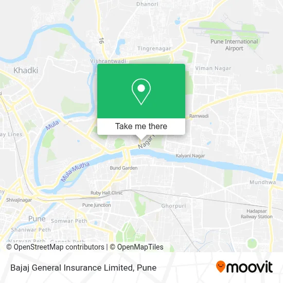 Bajaj General Insurance Limited map