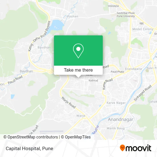 Capital Hospital map