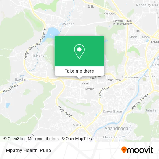 Mpathy Health map