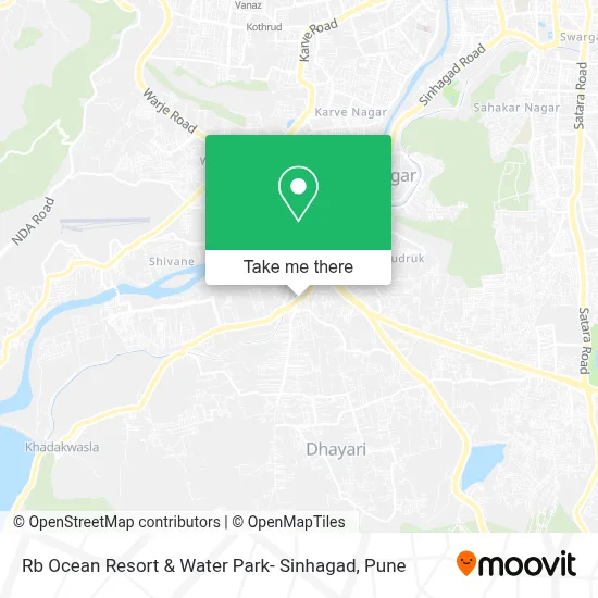 Rb Ocean Resort & Water Park- Sinhagad map