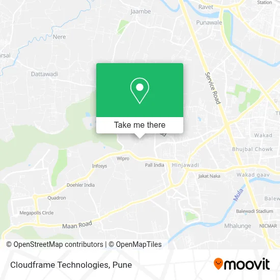 Cloudframe Technologies map