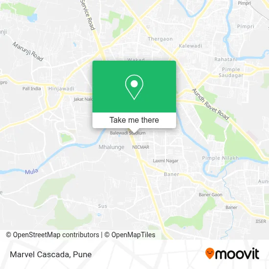 Marvel Cascada map