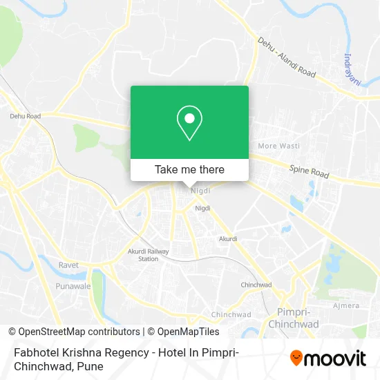 Fabhotel Krishna Regency - Hotel In Pimpri-Chinchwad map