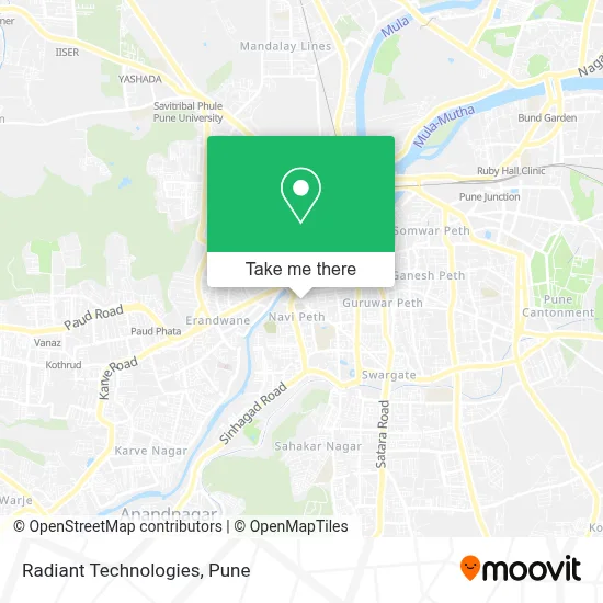 Radiant Technologies map