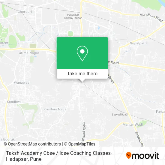Taksh Academy Cbse / Icse Coaching Classes- Hadapsar map