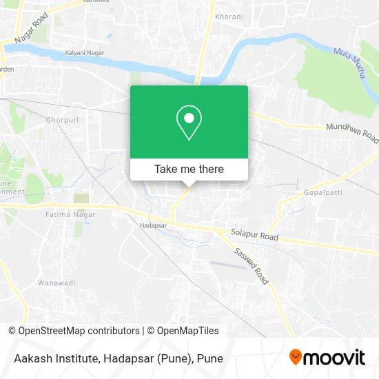 Aakash Institute, Hadapsar (Pune) map
