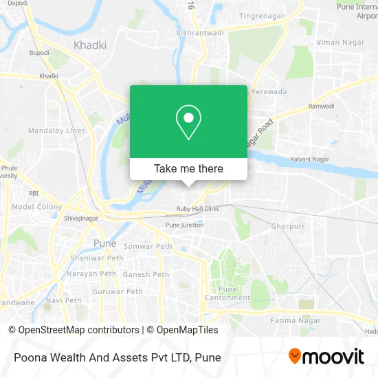 Poona Wealth And Assets Pvt LTD map