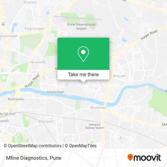 Mfine Diagnostics map