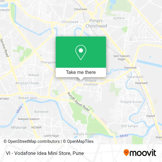 VI - Vodafone Idea Mini Store map
