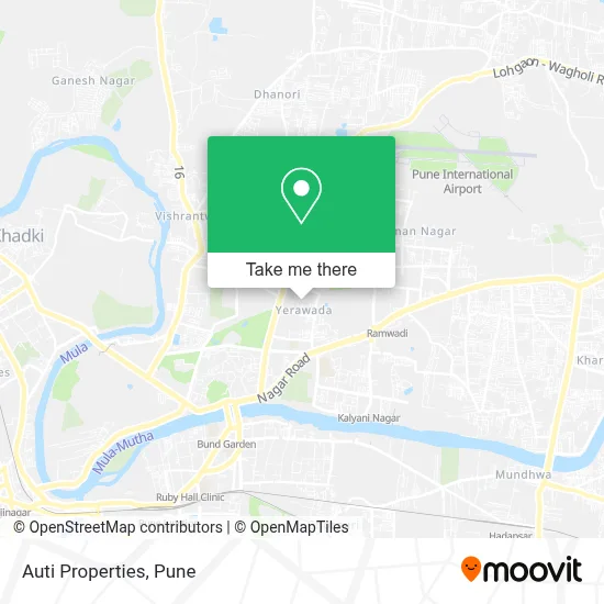 Auti Properties map