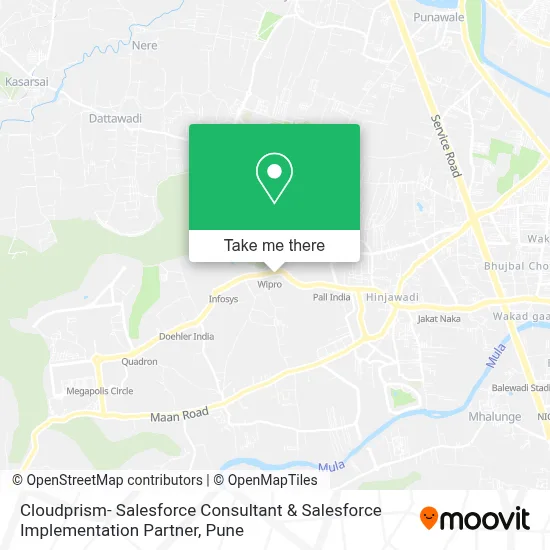 Cloudprism- Salesforce Consultant & Salesforce Implementation Partner map