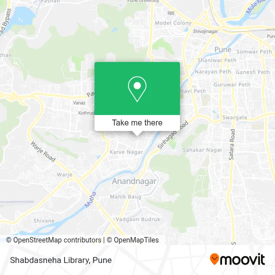 Shabdasneha Library map