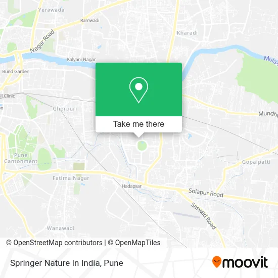 Springer Nature In India map