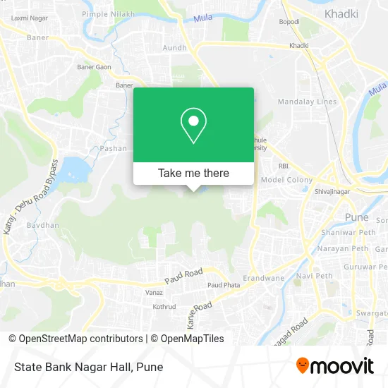 State Bank Nagar Hall map