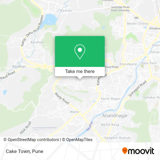Cake Town map
