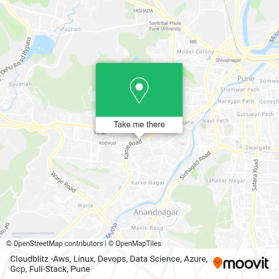 Cloudblitz -Aws, Linux, Devops, Data Science, Azure, Gcp, Full-Stack map
