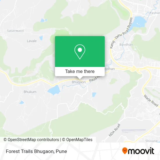 Forest Trails Bhugaon map