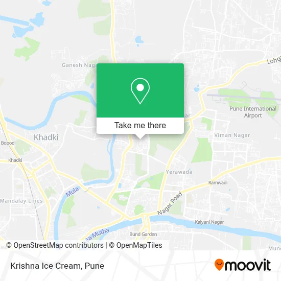 Krishna Ice Cream map