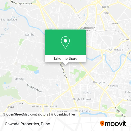Gawade Properties map