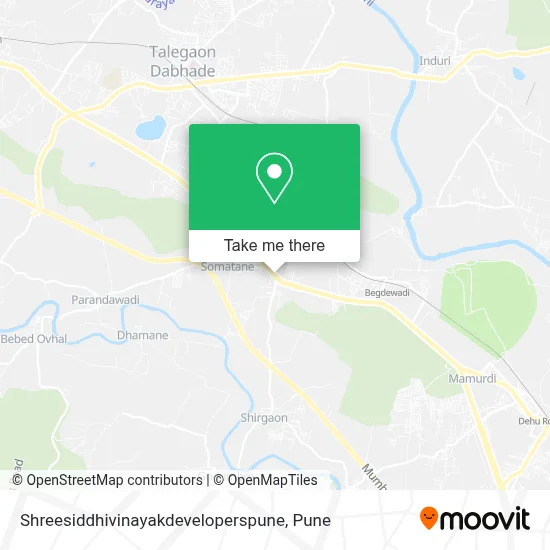 Shreesiddhivinayakdeveloperspune map