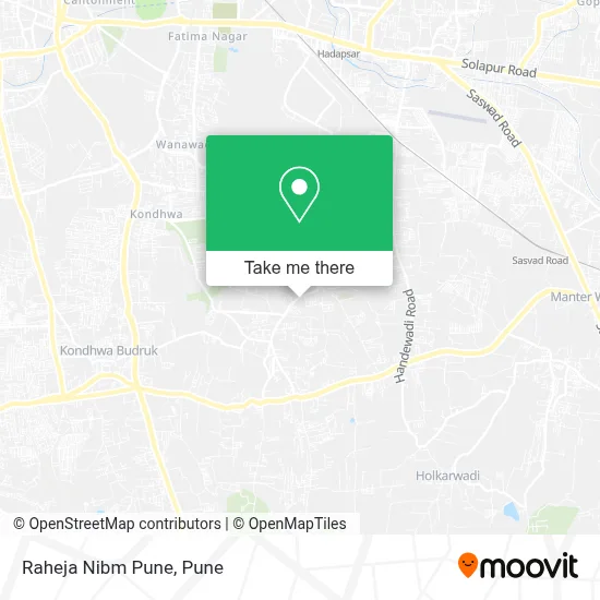 Raheja Nibm Pune map