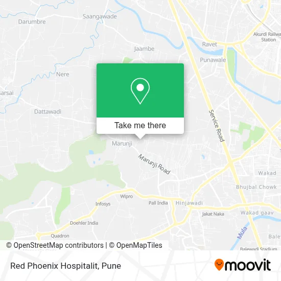 Red Phoenix Hospitalit map