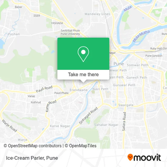 Ice-Cream Parler map