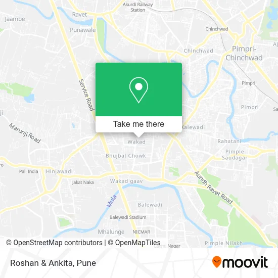 Roshan & Ankita map