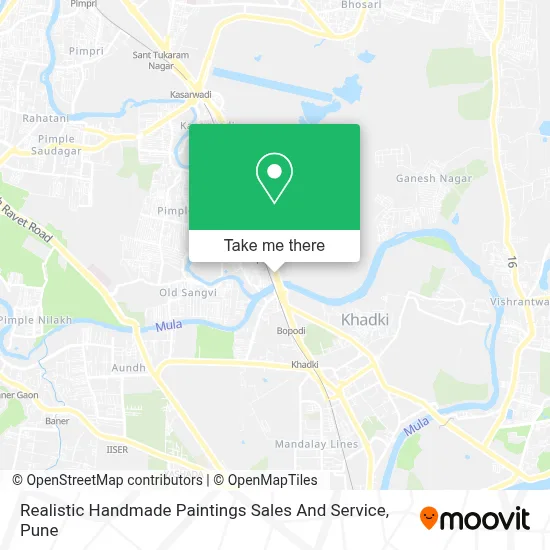 Realistic Handmade Paintings Sales And Service map