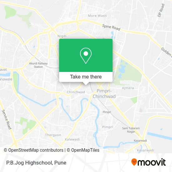 P.B.Jog Highschool map