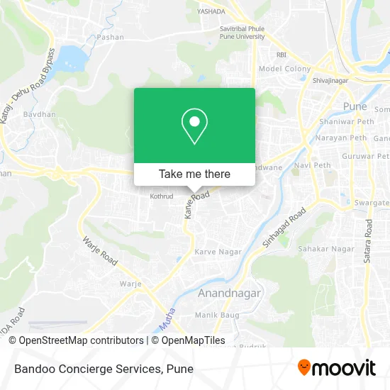 Bandoo Concierge Services map