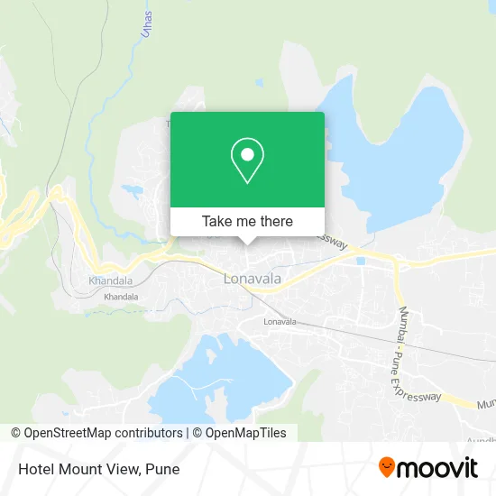 Hotel Mount View map