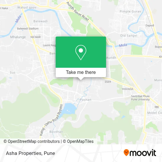 Asha Properties map