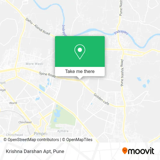 Krishna Darshan Apt map