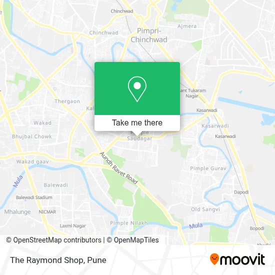 The Raymond Shop map