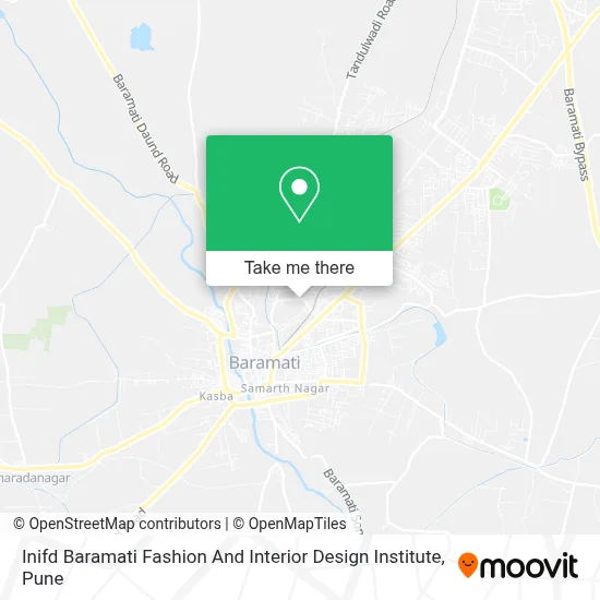 Inifd Baramati Fashion And Interior Design Institute map