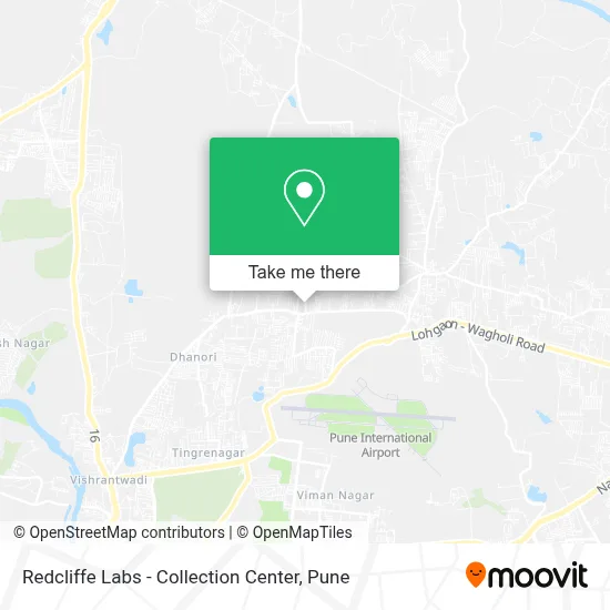 Redcliffe Labs - Collection Center map