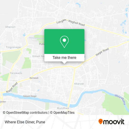 Where Else Diner map
