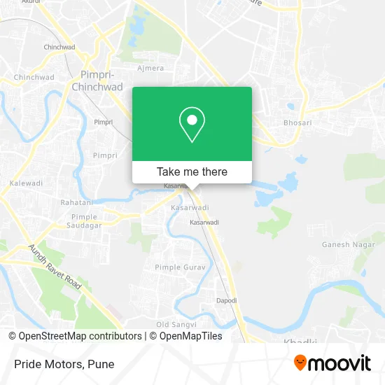 Pride Motors map