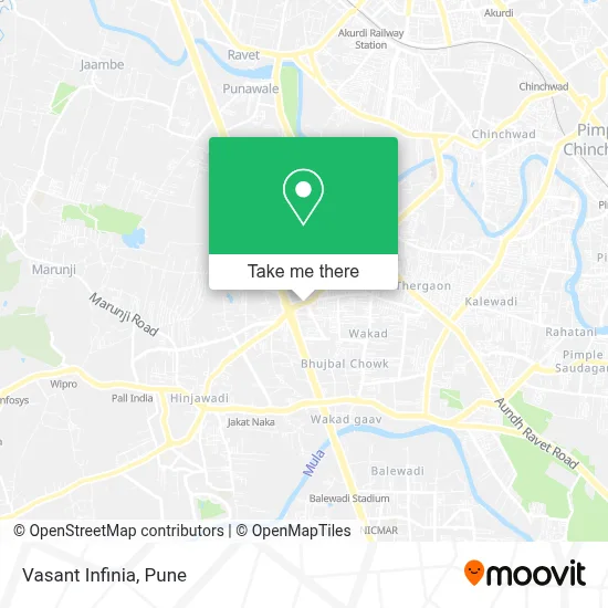 Vasant Infinia map