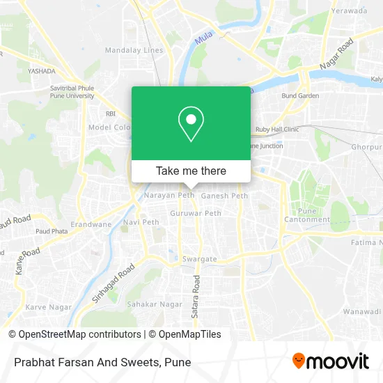 Prabhat Farsan And Sweets map
