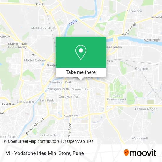 VI - Vodafone Idea Mini Store map