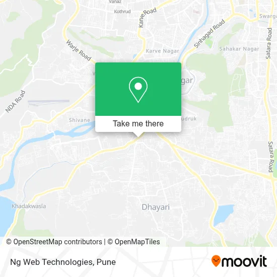 Ng Web Technologies map