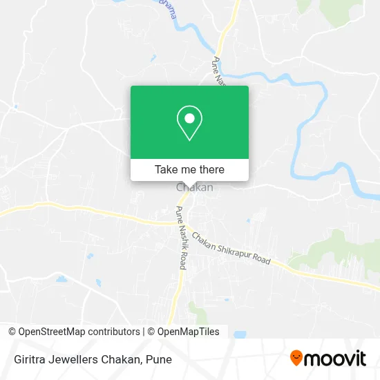 Giritra Jewellers Chakan map