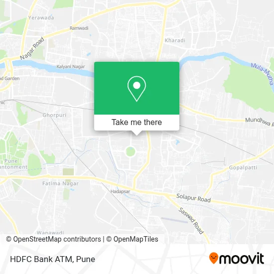 HDFC Bank Atm map