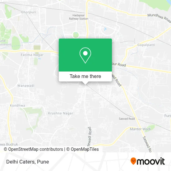Delhi Caters map