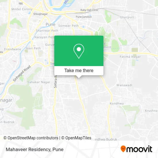Mahaveer Residency map